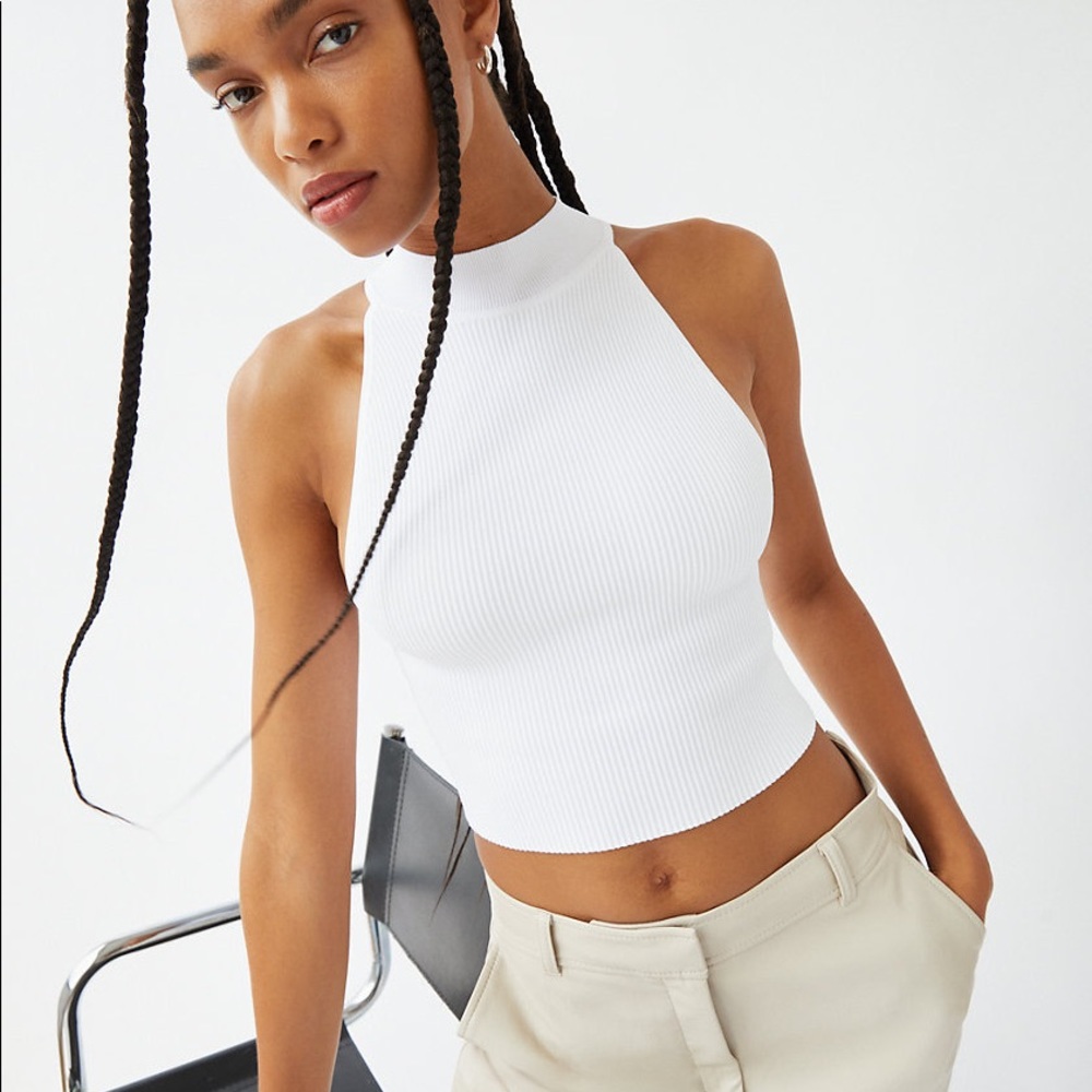 Aritzia Babaton Sculpt Knit Halter top XS